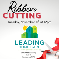 Ribbon Cutting for Leading Home Care