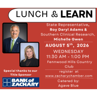 Lunch & Learn with Rep. Roy Daryl Adams & Michelle Gwyn, Southern Clinical Research
