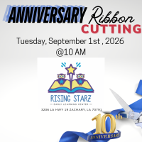 Anniversary Ribbon Cutting -Rising Starz Early Learning Center