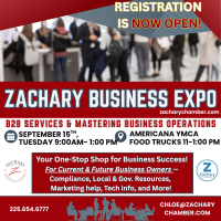 Zachary Business Expo 2026 Registrants