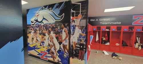 Wall Wrap - Designed and Printed in house.