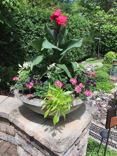 You'll love having custom urns designed and planted by Bruss! You'll love having custom urns designed and planted by Bruss!