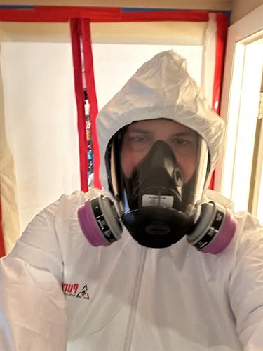 When dealing with mold remediation, sewage backups, or bio-hazards, we take the safety of our employees and the house residents very seriously. The use of PPE and containments is crucial to deliver the desired results while meeting the safety standards. 