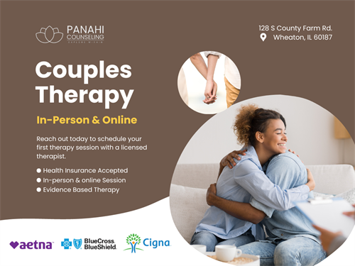 Panahi Counseling offers couples counseling and relationship therapy.