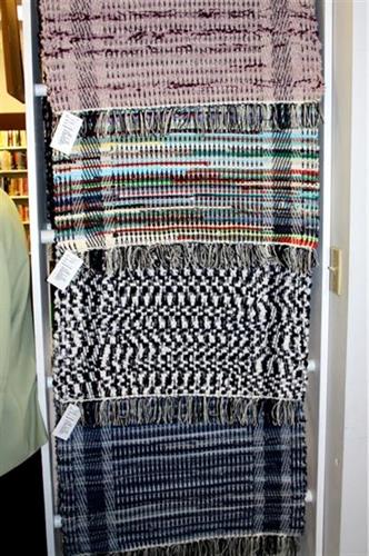 Rugs made on store's loom