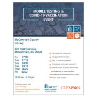 COVID-19 Mobile Testing and Vaccination Event