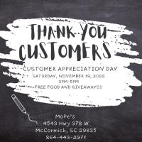 Customer Appreciation Day