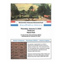 McCormick Veterans Memorial Park Ground Breaking 