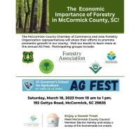 The Economic Importance of Forestry in McCormick County, SC