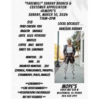 "Farewell" Sunday Brunch & Customer Appreciation at MoPe's