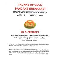 Trunks of Gold Pancake Breakfast