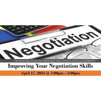Free Workshop - Improving Your Negotiation Skills