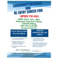 Community Resource and Re-Entry Career Fair