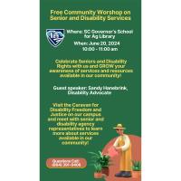 Free Community Workshop on Senior and Disability Services