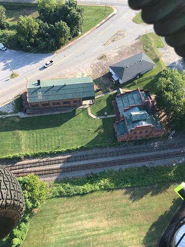 Grist Mill from the air