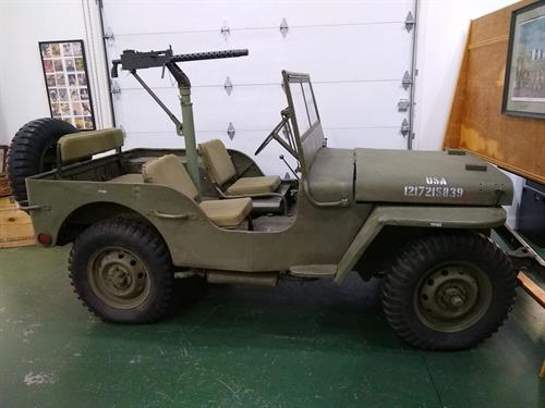 Jeep w 50 cal in Currahee Museum 10-22-2022