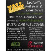 Apex Chiropractic's Louisville Fall Fest & Coat Drive