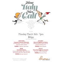 Parma's "How Italy Met Cali" wine dinner