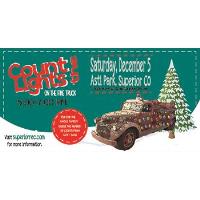 Town of Superior's Count the Lights on the Fire Truck Event