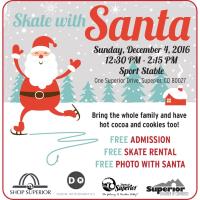Family Skate with Santa presented by Dixon Orthodontics