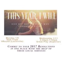 "This Year, I Will" event hosted by a team of members 