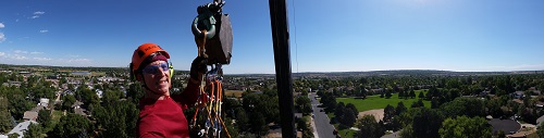 Scott Rigging - The View from Top of Crane - Amazing !