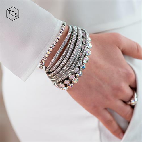 Aurore Boreale Wrist Party! The first crystal that Swarovski created after the Northern Lights!