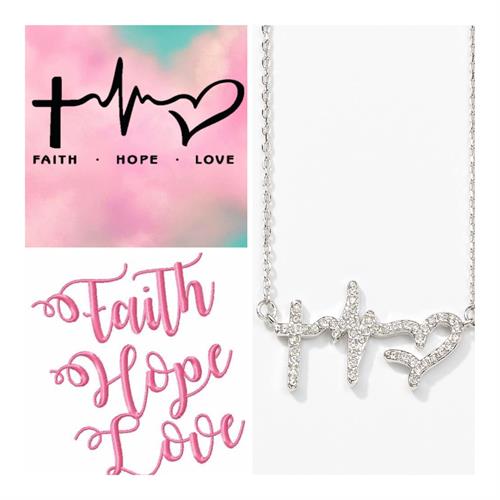 Faith/Hope/Love Necklace!