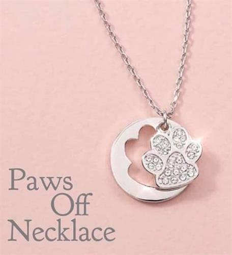 Paws Off Necklace!