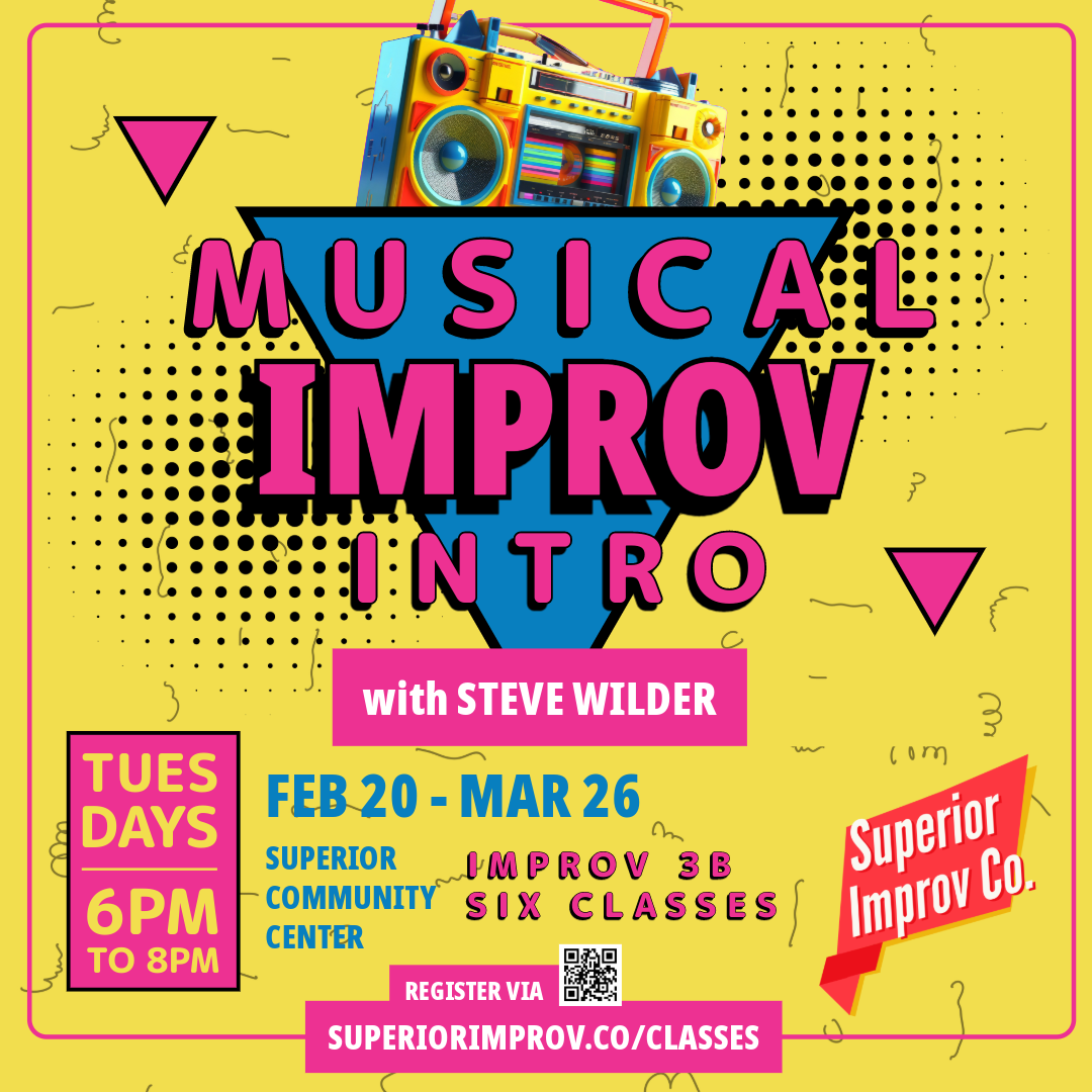 Superior Improv Co. - Intro to Musical Improv (Six Classes) — 10% Off ...