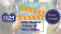 Stop Motion Class with Miss Riina - Free Trial!