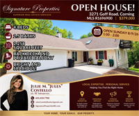 CORNING OPEN HOUSE!