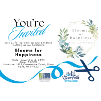 Ribbon Cutting: Blooms for Happiness