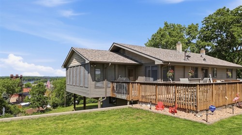 154 Dakota St, Prescott WI - 4 Bedroom 2-Bath with sun porch and standout river views