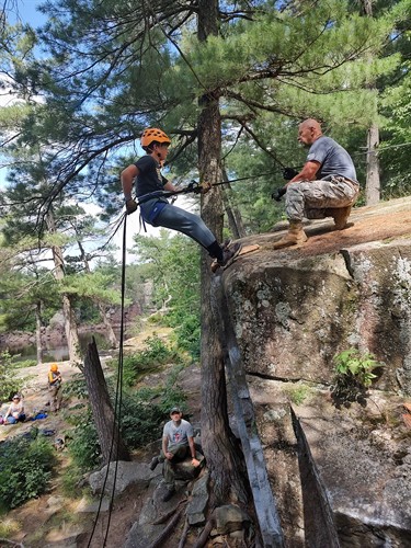 FTX Field Training Exercise at Wllow River with the Pathfinders and SGM Mel Hoffman 