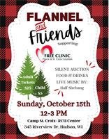 Flannel and Friends - Supporting Free Clinic Pierce & St. Croix Counties