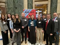 UWRF students present research at Research in the Rotunda in Madison