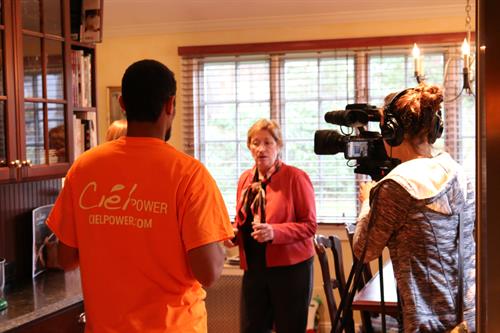 HomeTowne TV Captures Mayor Nora Radest's Home Energy Assessment on "See You Around Town" 
