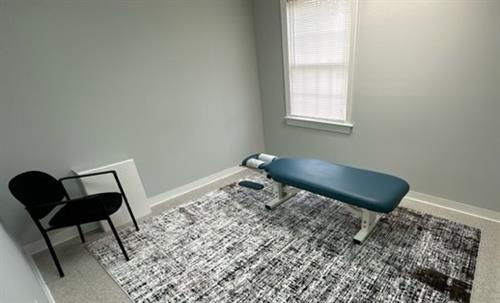 Chiropractic treatment area in Powhatan.