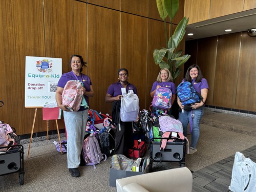 Equip-a-Kid back to school drive 2025