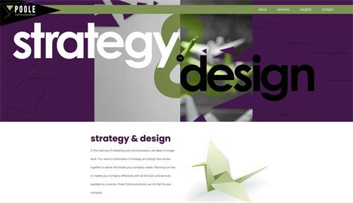 Poole Communications website Poole Communications website