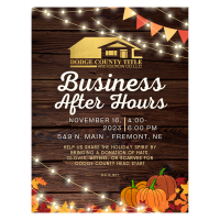 Dodge County Title & Escrow Business After Hours