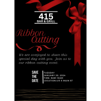 415 Bar and Grill Ribbon Cutting