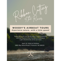 Woody's Airboat Tours Ribbon Cutting