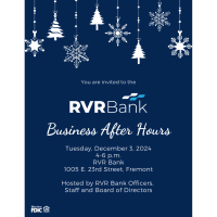 RVR Bank Holiday Business After Hours