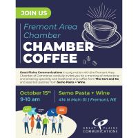 Great Plains Communications Chamber Coffee