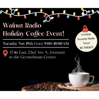 Walnut Radio Anniversary Coffee