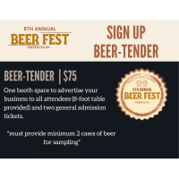 8th Annual Beer Fest - Beer Tender Registration