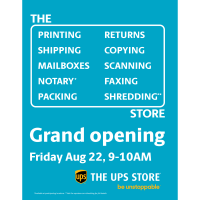 The UPS Store Ribbon Cutting