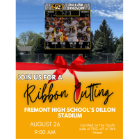 Fremont High School Dillon Stadium Ribbon Cutting